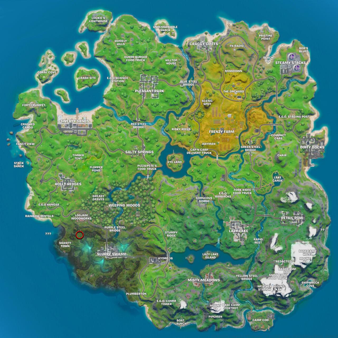 Fortnite hidden gnome location